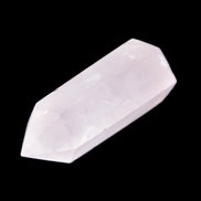 Pink Rose Quartz wand 64mm 60g in sunlight - Rocks and Things Store