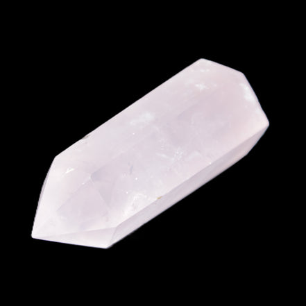 Pink Rose Quartz wand 64mm 60g in sunlight - Rocks and Things Store