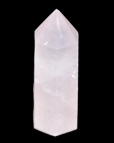 Pink Rose Quartz wand 64mm 60g in sunlight - Rocks and Things Store