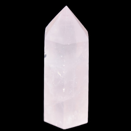Pink Rose Quartz wand 64mm 60g in sunlight - Rocks and Things Store