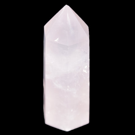 Pink Rose Quartz wand 64mm 60g in sunlight - Rocks and Things Store