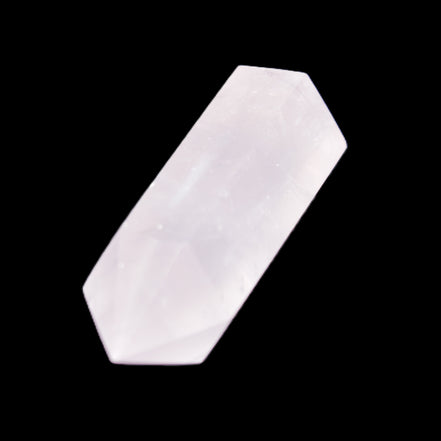 Pink Rose Quartz wand 64mm 60g in sunlight - Rocks and Things Store