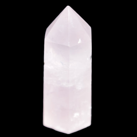 Pink Rose Quartz wand 64mm 60g in sunlight - Rocks and Things Store