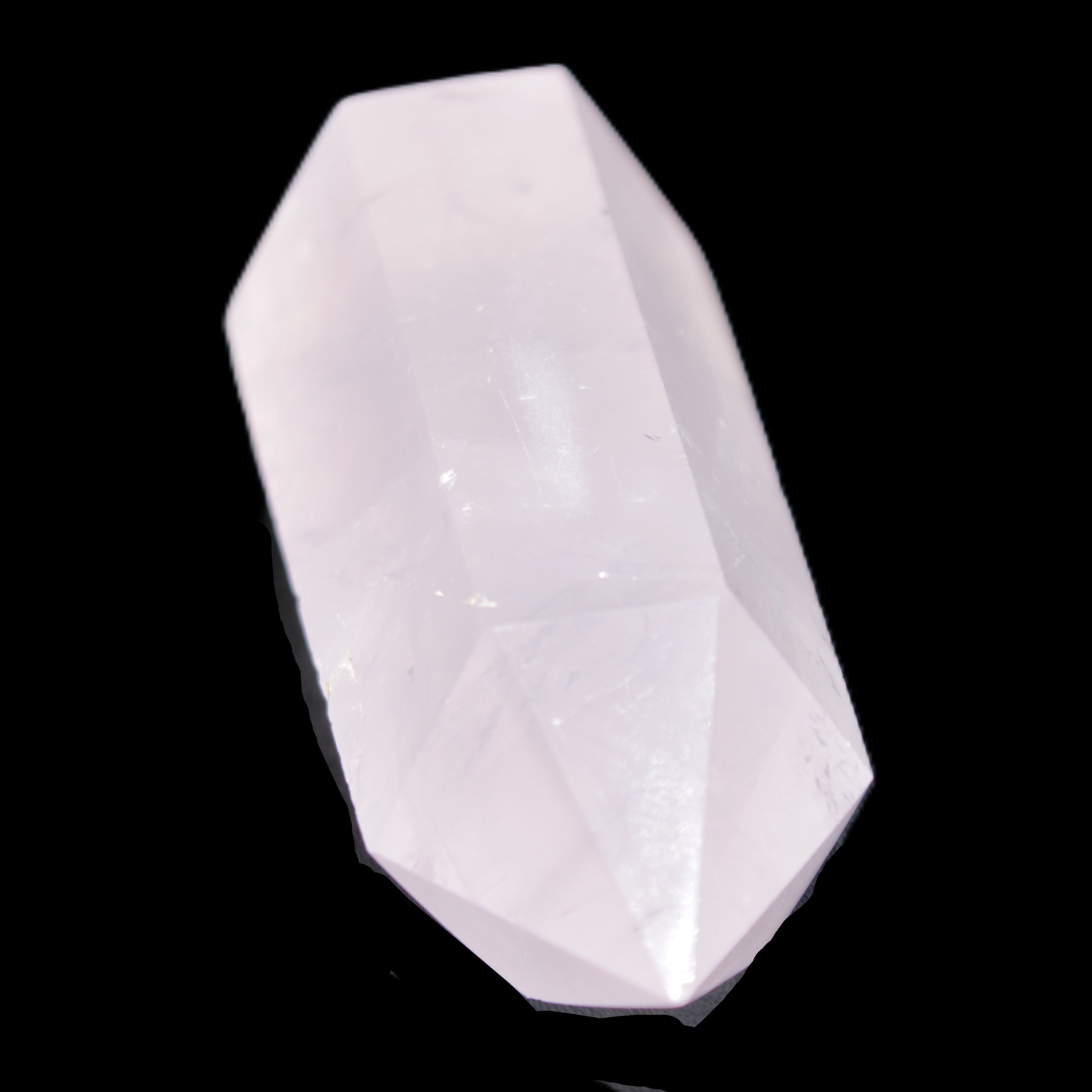 Pink Rose Quartz wand 64mm 60g in sunlight - Rocks and Things Store