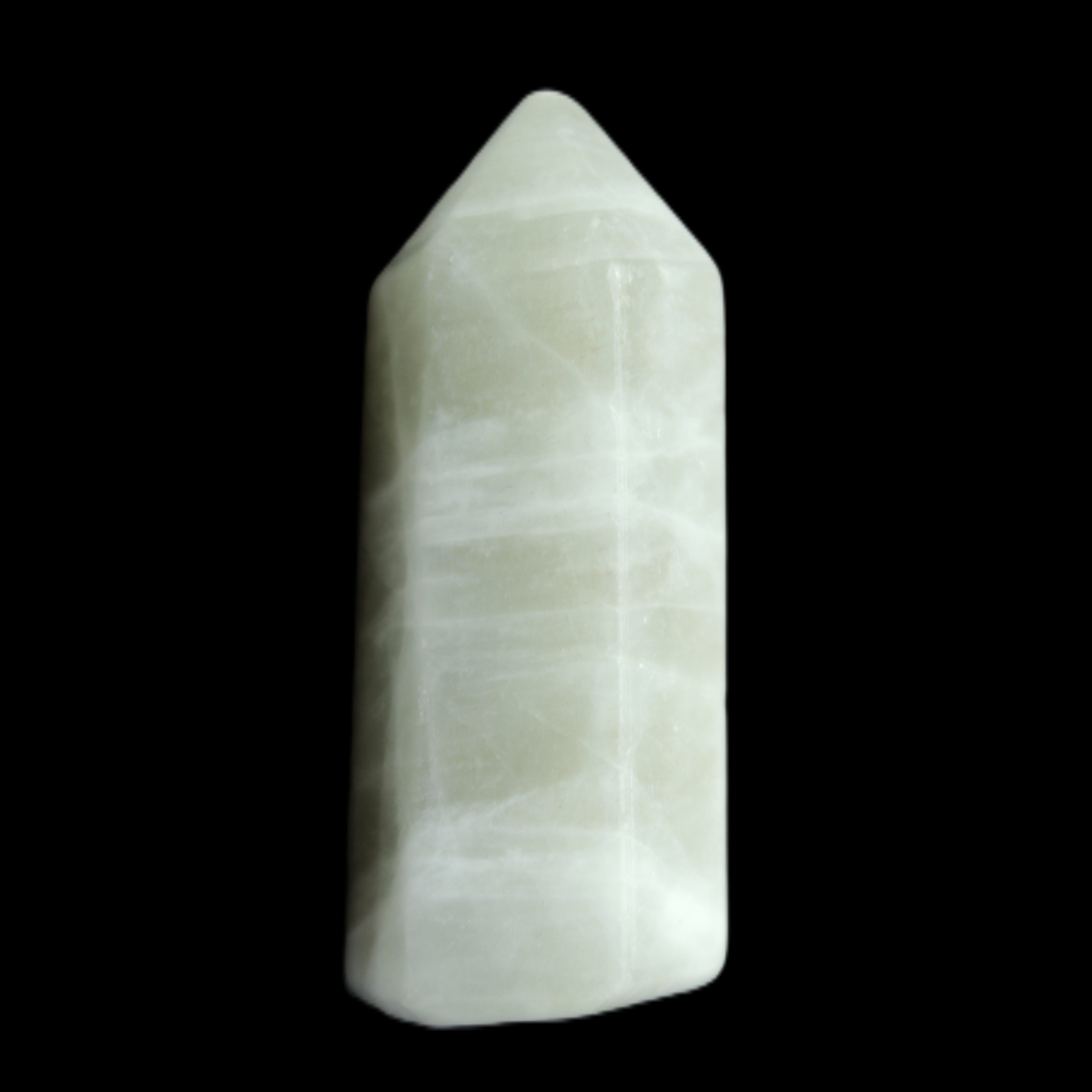 Aquamarine wand 45*17*20mm 22g in sunlight - Rocks and Things Store