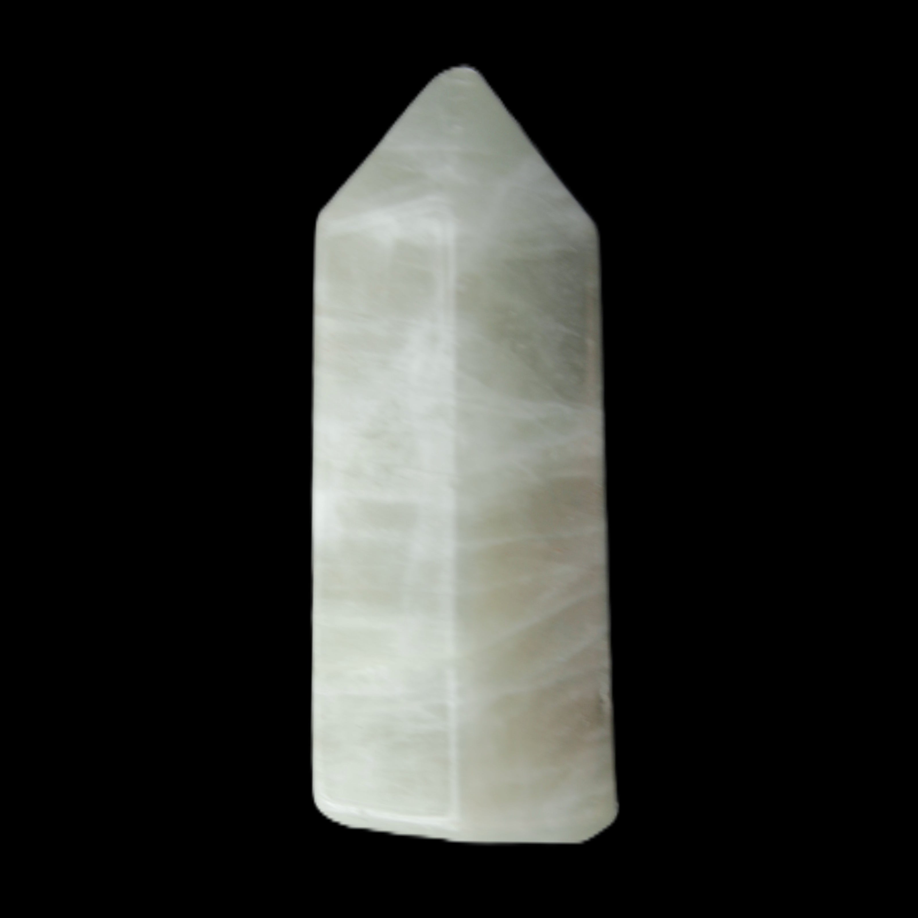 Aquamarine wand 45*17*20mm 22g in sunlight - Rocks and Things Store