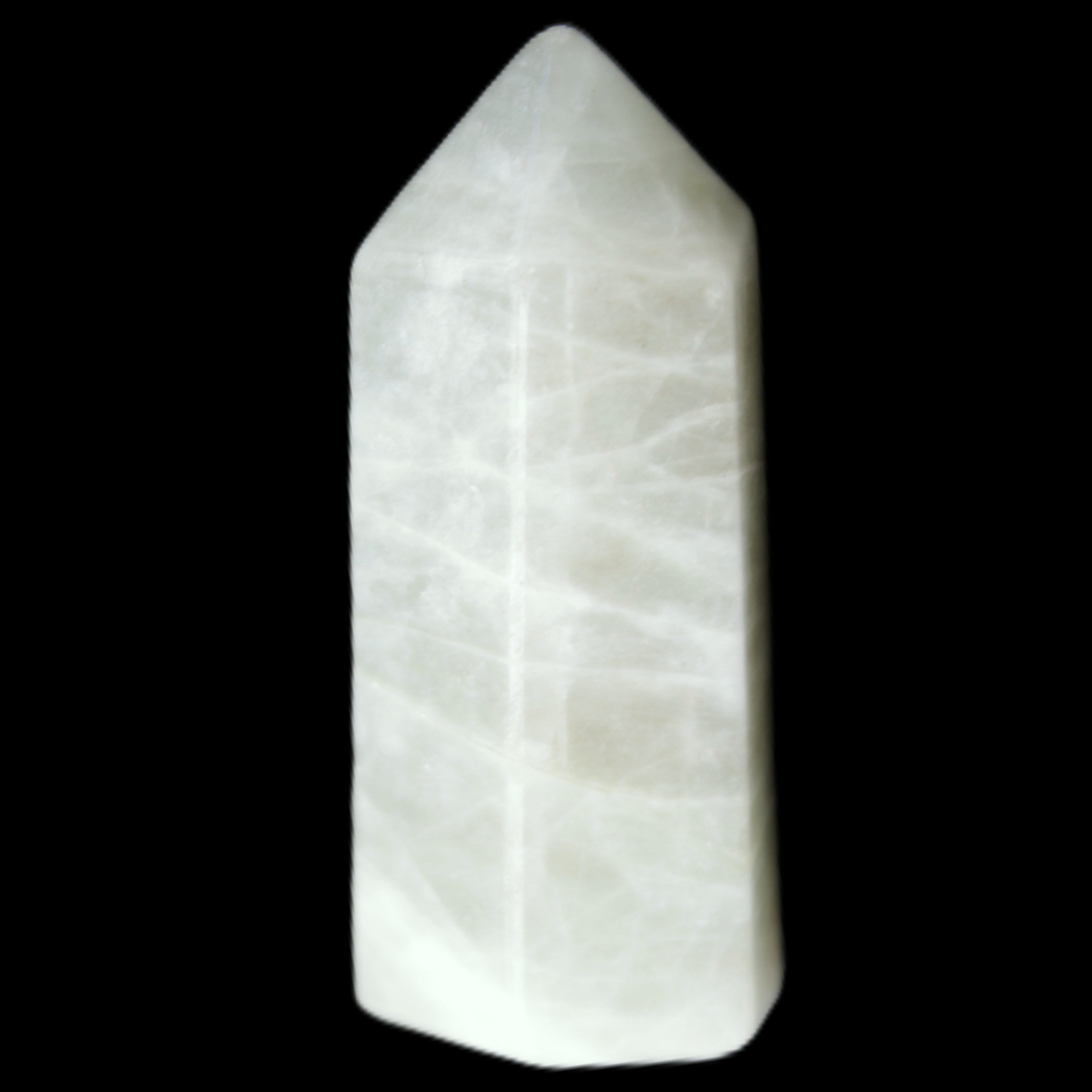 Aquamarine wand 45*17*20mm 22g in sunlight - Rocks and Things Store