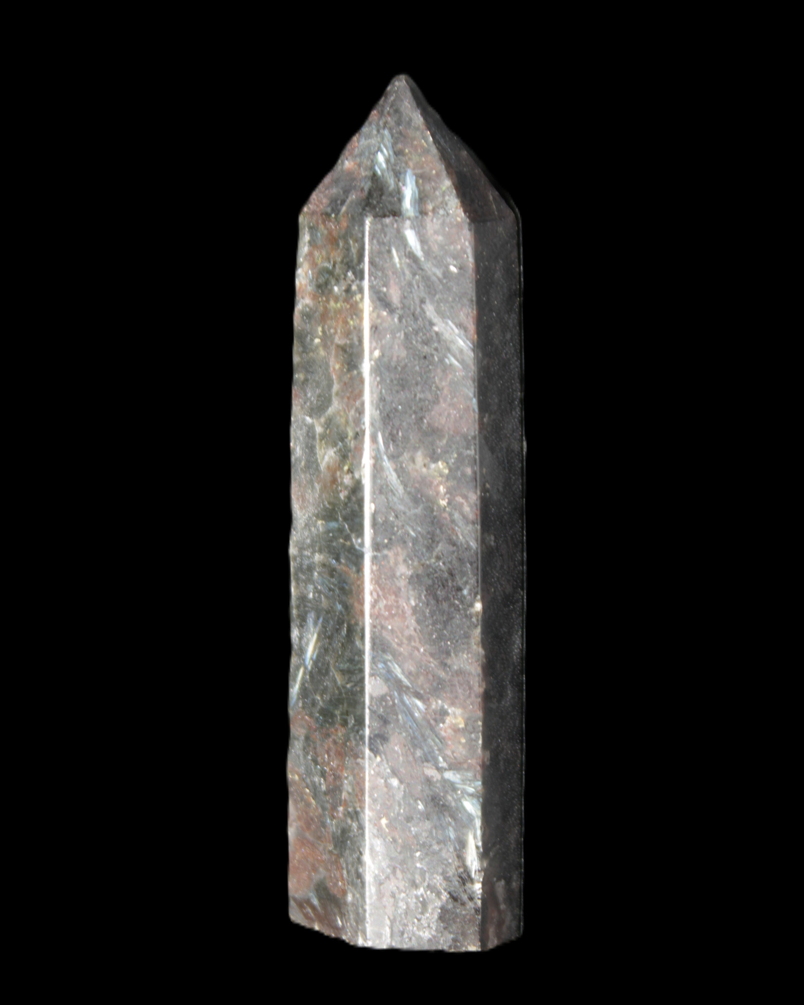 Astrophyllite wand 86mm 82g in sunlight - Rocks and Things Store