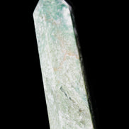 Moss Agate wand 91mm 88g in sunlight - Rocks and Things Store