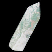 Moss Agate wand 91mm 88g in sunlight - Rocks and Things Store