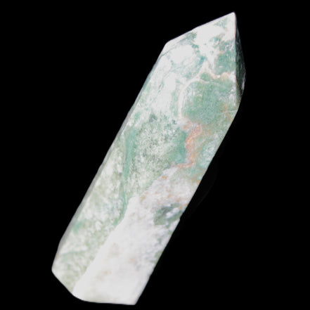 Moss Agate wand 91mm 88g in sunlight - Rocks and Things Store