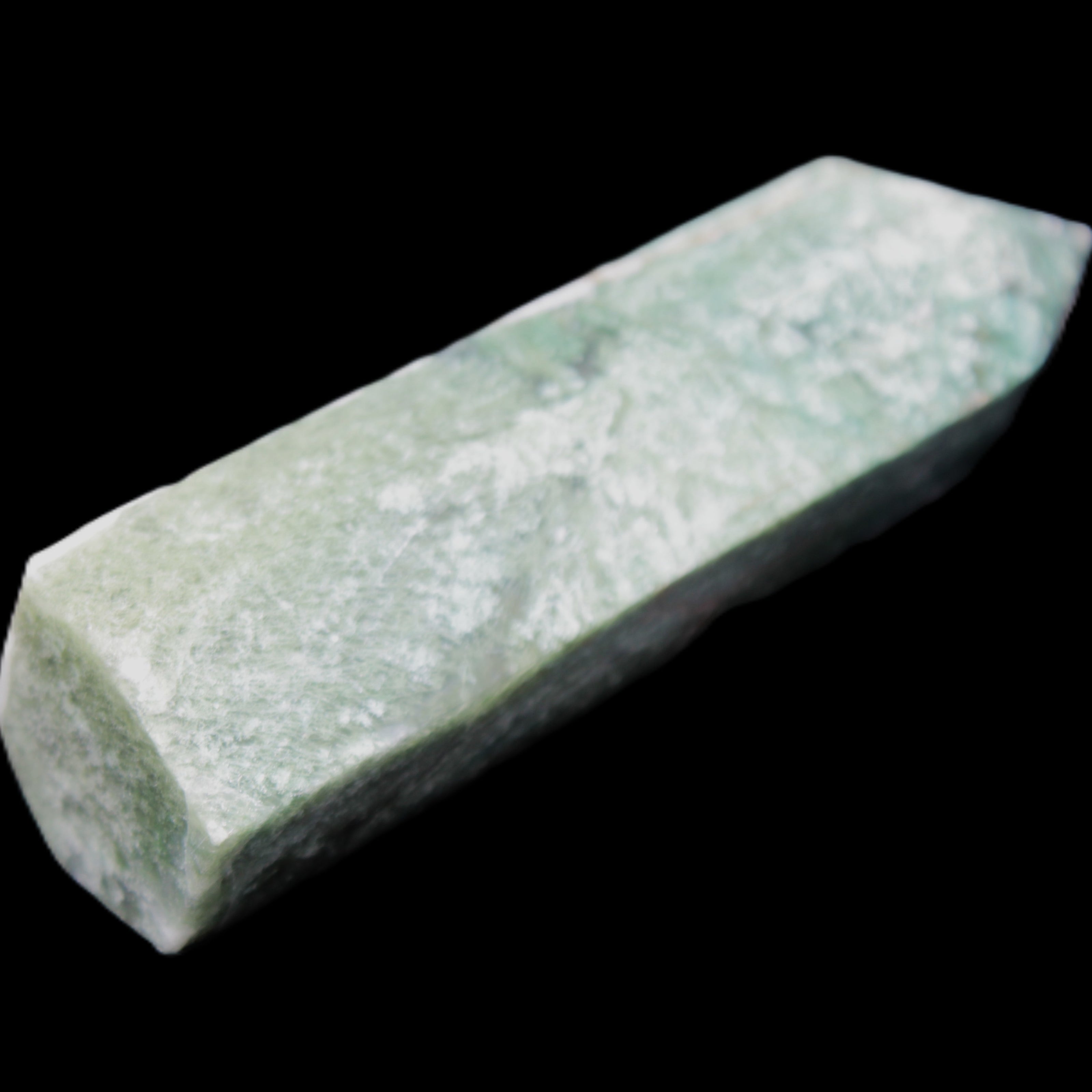 Moss Agate wand 91mm 88g in sunlight - Rocks and Things Store