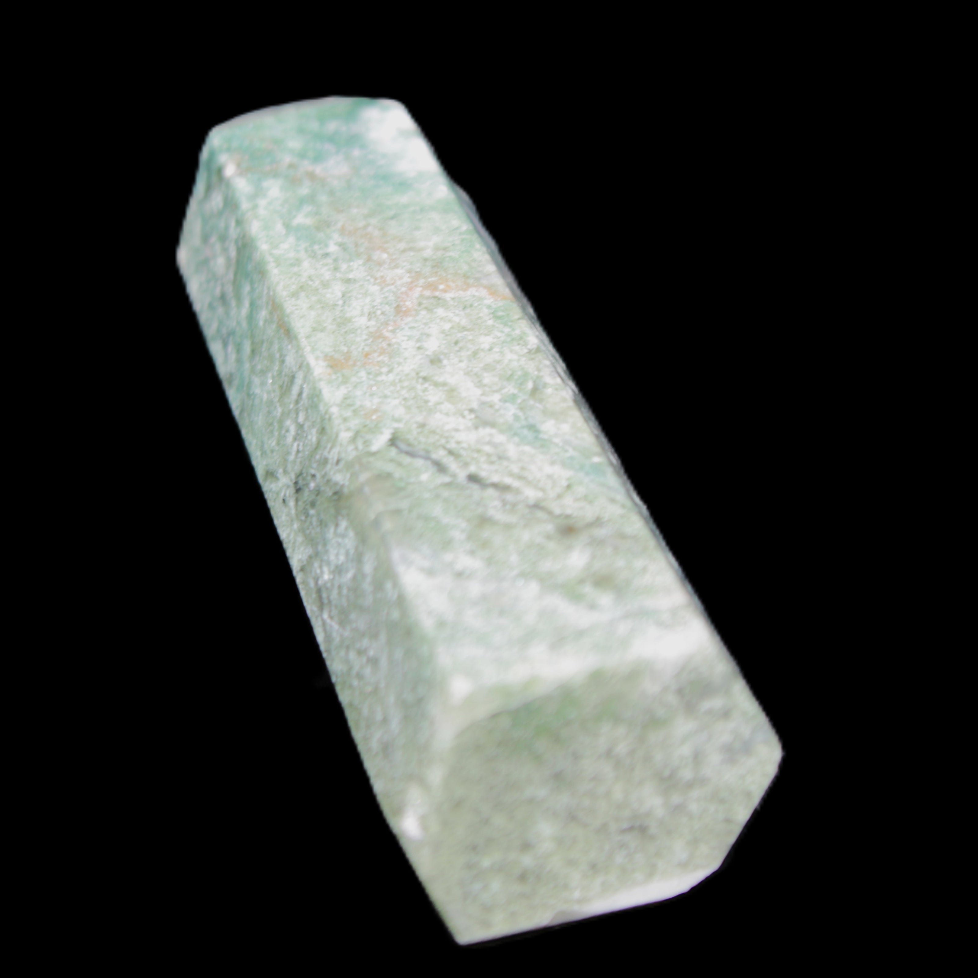 Moss Agate wand 91mm 88g in sunlight - Rocks and Things Store