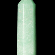 Green Aventurine wand 89mm 93g in sunlight - Rocks and Things Store