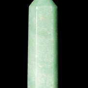 Green Aventurine wand 89mm 93g in sunlight - Rocks and Things Store