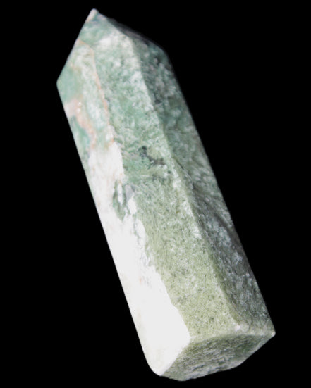 Green Aventurine wand 89mm 93g in sunlight - Rocks and Things Store