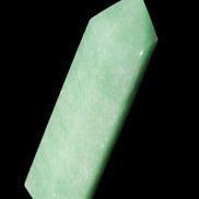 Green Aventurine wand 89mm 93g in sunlight - Rocks and Things Store
