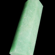 Green Aventurine wand 89mm 93g in sunlight - Rocks and Things Store