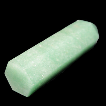 Green Aventurine wand 89mm 93g in sunlight - Rocks and Things Store