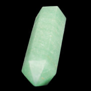Green Aventurine wand 89mm 93g in sunlight - Rocks and Things Store