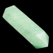 Green Aventurine wand 89mm 93g in sunlight - Rocks and Things Store