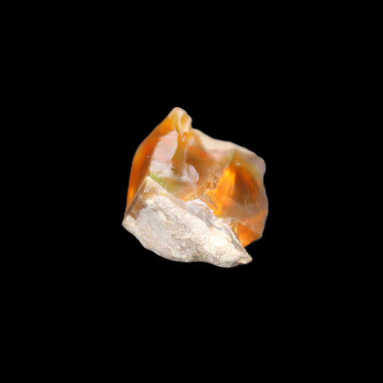 Oil Fire Black Opal from Ethiopia 16*21*7mm 16.6ct in sunlight - Rocks and Things Store