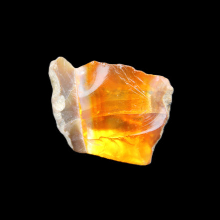 Oil Fire Black Opal from Ethiopia 16*21*7mm 16.6ct in sunlight - Rocks and Things Store