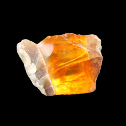 Oil Fire Black Opal from Ethiopia 16*21*7mm 16.6ct in sunlight - Rocks and Things Store