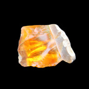 Oil Fire Black Opal from Ethiopia 16*21*7mm 16.6ct in sunlight - Rocks and Things Store