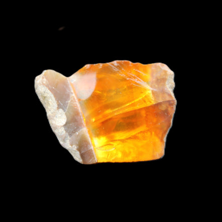 Oil Fire Black Opal from Ethiopia 16*21*7mm 16.6ct in sunlight - Rocks and Things Store