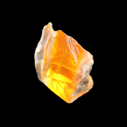 Oil Fire Black Opal from Ethiopia 16*21*7mm 16.6ct in sunlight - Rocks and Things Store