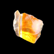 Oil Fire Black Opal from Ethiopia 16*21*7mm 16.6ct in sunlight - Rocks and Things Store