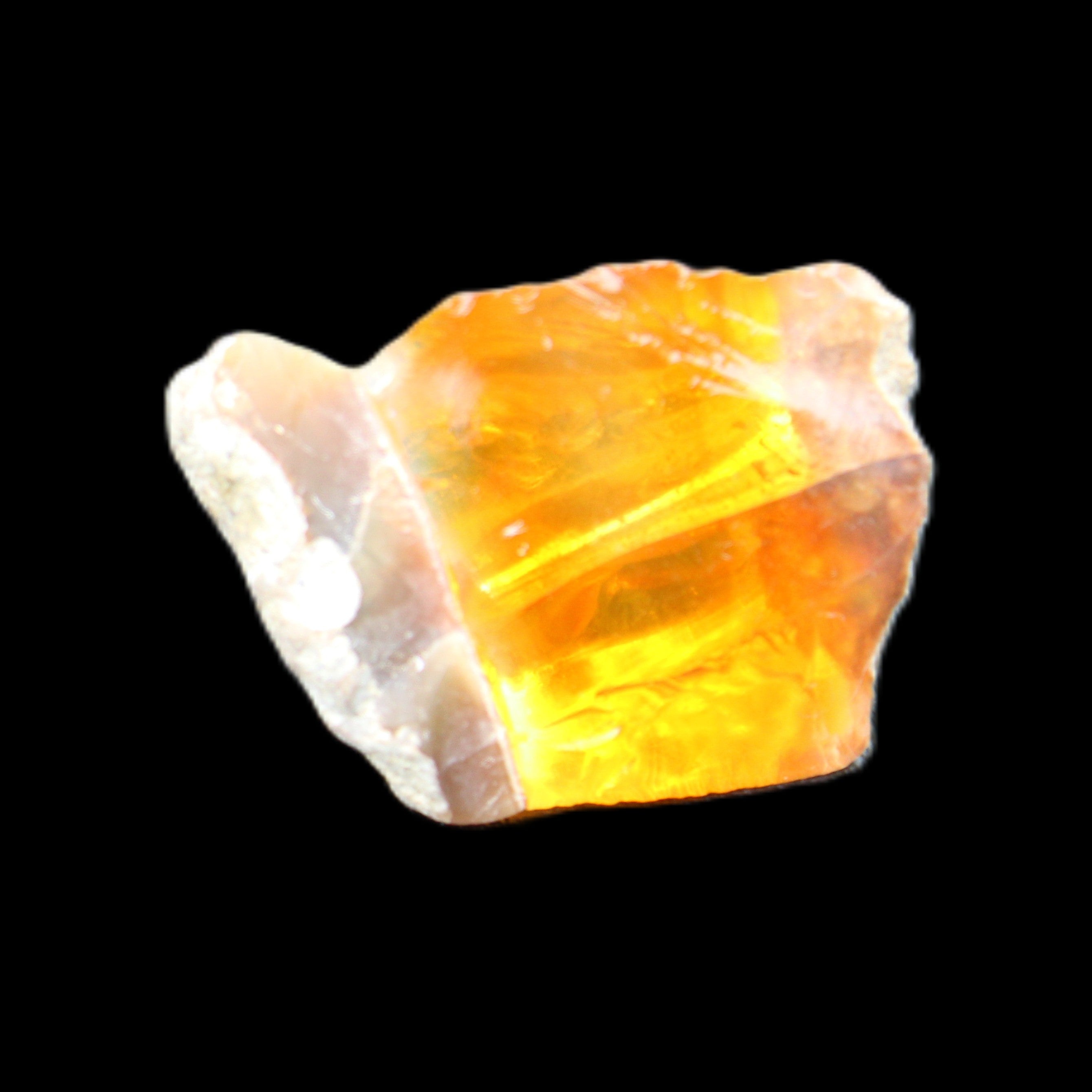 Oil Fire Black Opal from Ethiopia 16*21*7mm 16.6ct in sunlight - Rocks and Things Store