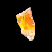 Oil Fire Black Opal from Ethiopia 16*21*7mm 16.6ct in sunlight - Rocks and Things Store