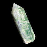 Moss Agate wand 64mm 44g in sunlight - Rocks and Things Store