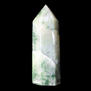 Moss Agate wand 64mm 44g in sunlight - Rocks and Things Store