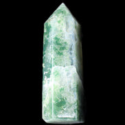 Moss Agate wand 64mm 44g in sunlight - Rocks and Things Store