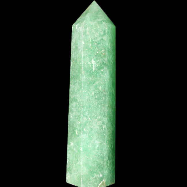 Green Arusha Quartz wand 97mm 96g in sunlight - Rocks and Things Store