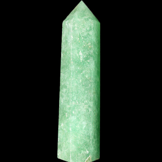 Green Arusha Quartz wand 97mm 96g in sunlight - Rocks and Things Store