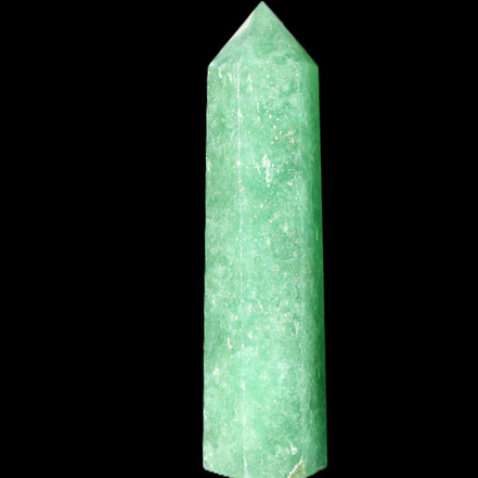 Green Arusha Quartz wand 97mm 96g in sunlight - Rocks and Things Store