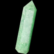 Green Arusha Quartz wand 97mm 96g in sunlight - Rocks and Things Store