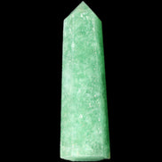 Green Arusha Quartz wand 97mm 96g in sunlight - Rocks and Things Store