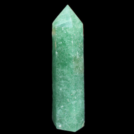 Green Arusha Quartz wand 97mm 96g in sunlight - Rocks and Things Store