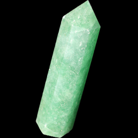 Green Arusha Quartz wand 97mm 96g in sunlight - Rocks and Things Store