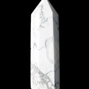 Howlite wand 68mm 53g in sunlight - Rocks and Things Store