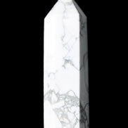 Howlite wand 68mm 53g in sunlight - Rocks and Things Store