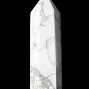 Howlite wand 68mm 53g in sunlight - Rocks and Things Store