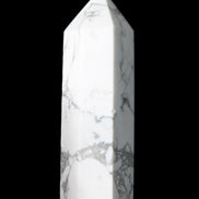 Howlite wand 68mm 53g in sunlight - Rocks and Things Store