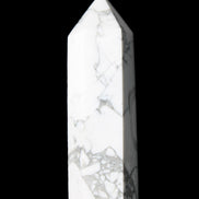 Howlite wand 68mm 53g in sunlight - Rocks and Things Store