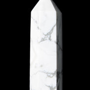 Howlite wand 68mm 53g in sunlight - Rocks and Things Store